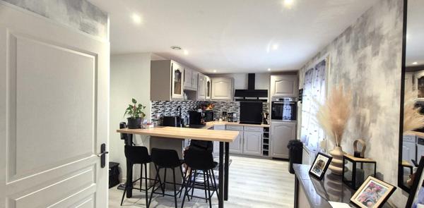 Belle Maison Individuelle ou Pavillon sur Sous-sol de 91 m² Entièrement Rénovée avec Cours, Garage avec Atelier, Dépendances fermées, Terrasses, Appentis et Terrain Piscinable clos et arboré de 2062 m²