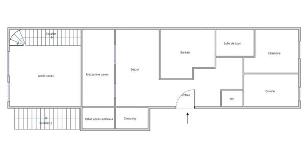 APPARTEMENT TYPE 3/4 / JARDIN / GARAGE