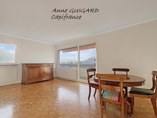 ANNECY-LE-VIEUX (74) - A 5 minutes à pied des Pommaries, beau 4 pièces d'angle en avant dernier étage