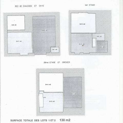 Maison de 96m2 avec grand jardin de 590m2, garages et atelier proche du centre de La Bourboule.