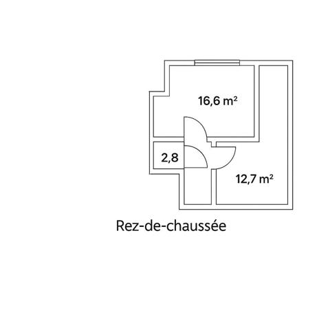 Local commercial, avec appartement - 4 pièce(s)