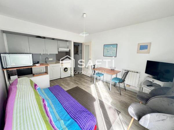 AU POULIGUEN – Studio Lumineux avec Balcon & Cave