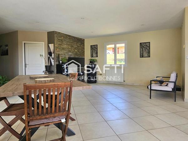 Maison avec piscine et grand terrain