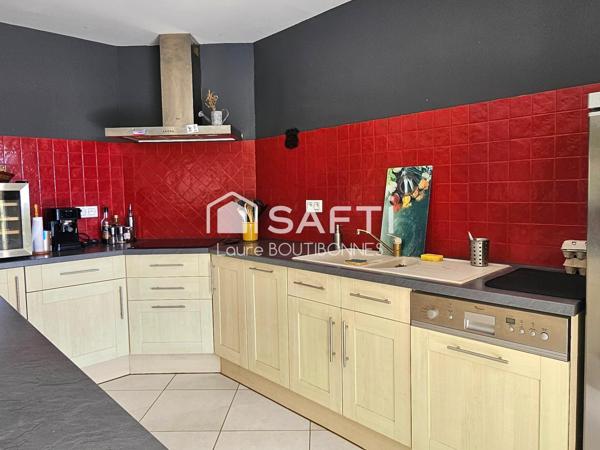 Maison avec piscine et grand terrain