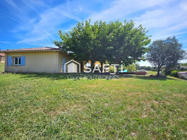 Maison avec piscine et grand terrain