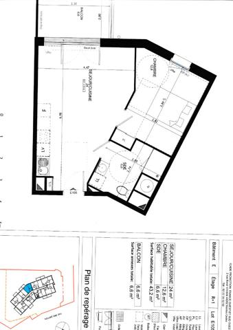 Appartement 2 pièces 43.2 m2