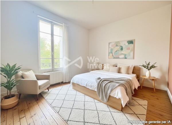 Villa sur sous-sol complet de type 6 de 150 m2 habitables avec jardinet.