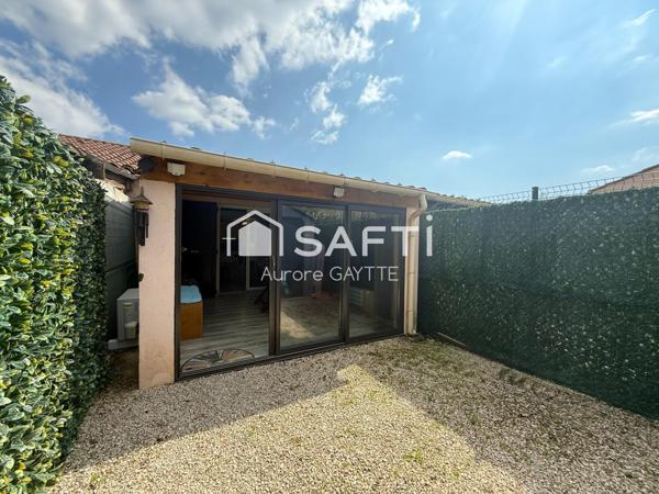 Maison T2 avec Jardin, une place de parking