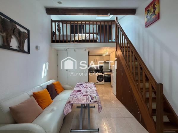 Maison T2 avec Jardin, une place de parking