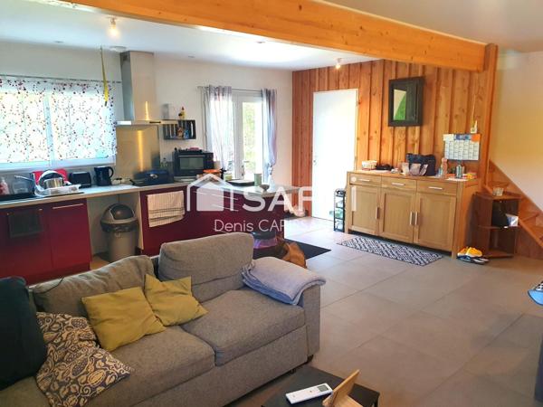 Maison T3 + Chalet bois T3 sur terrain de 1750 M²