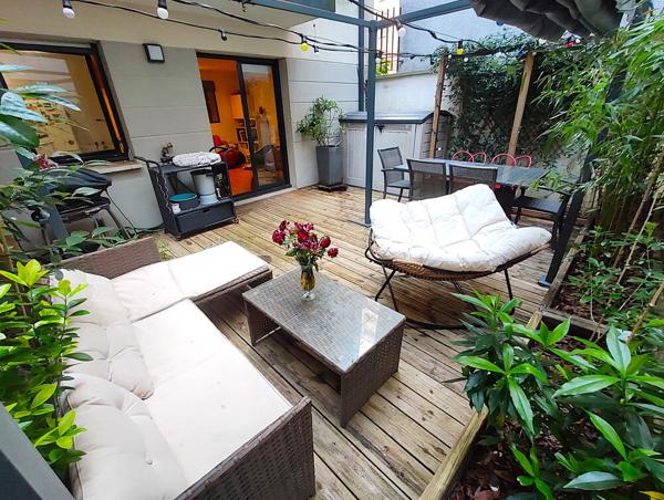 Terrasse exceptionnelle au coeur de Paris