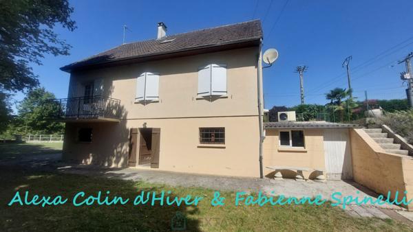 Pavillon sur sous-sol, avec piscine et dépendance