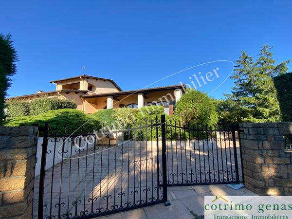 GENAS Maison 200m²+S/sol 180m² +Terrain 1186m²