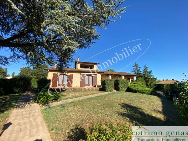 GENAS Maison 200m²+S/sol 180m² +Terrain 1186m²