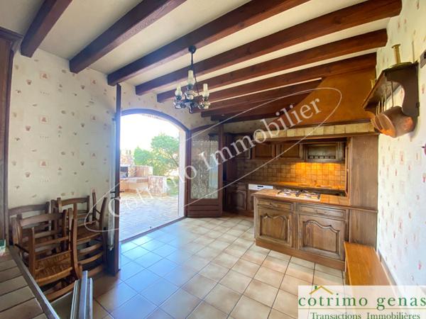 GENAS Maison 200m²+S/sol 180m² +Terrain 1186m²