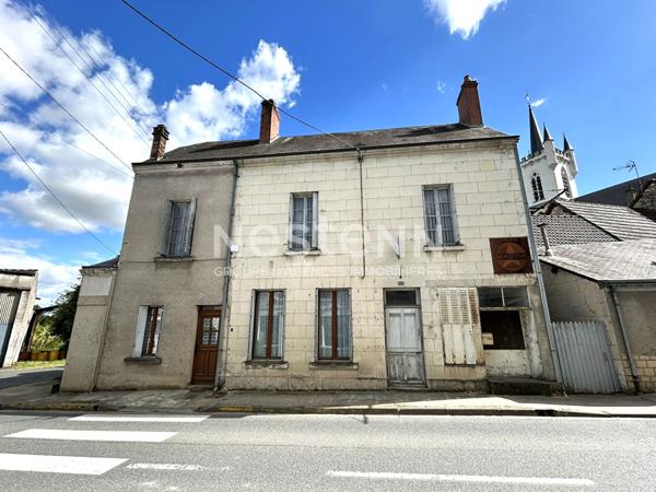 MAISON DE 90m² À RÉNOVER AU COEUR DE VALENCAY AVEC COURETTE ET DÉPENDANCES (INDRE 36)