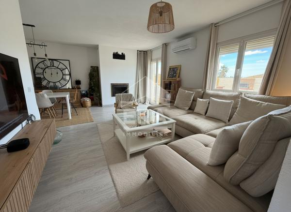 Villeneuve de la Raho : Maison 6 pièces, 4 chambres et jardin avec piscine à vendre