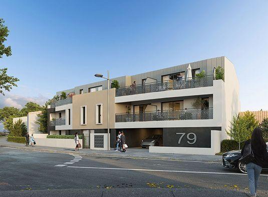 Appartement Type 4 en Attique à Vendre en VEFA à Saint Gilles Croix de Vie - Proche Commerces, Résidence Neuve avec Ascenseur, Terrasse Sud, Parking Privatif, 72m², Frais de Notaire Réduits