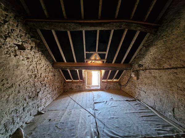 Ensemble immobilier composé d'un local commercial, d'un appartement à réhabiliter et d'une vaste dépendance