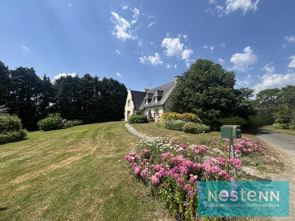 Vente d'une maison vivable de plain-pied, à rénover,  5 chambres - Saint-Goueno
