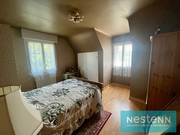 Vente d'une maison vivable de plain-pied, à rénover,  5 chambres - Saint-Goueno