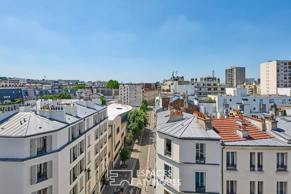 Appartement refait par architecte en étage élevé