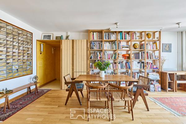 Appartement refait par architecte en étage élevé