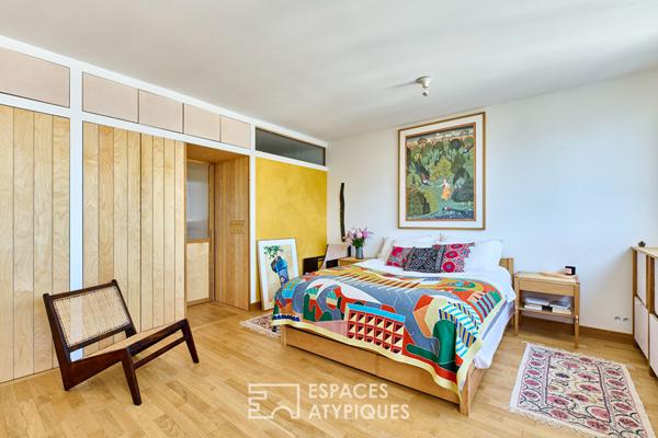 Appartement refait par architecte en étage élevé