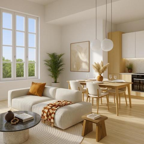 Apt T4 de 88m²  - Dernier étage avec ascenseur - Brive hyper centre - Vue dégagée