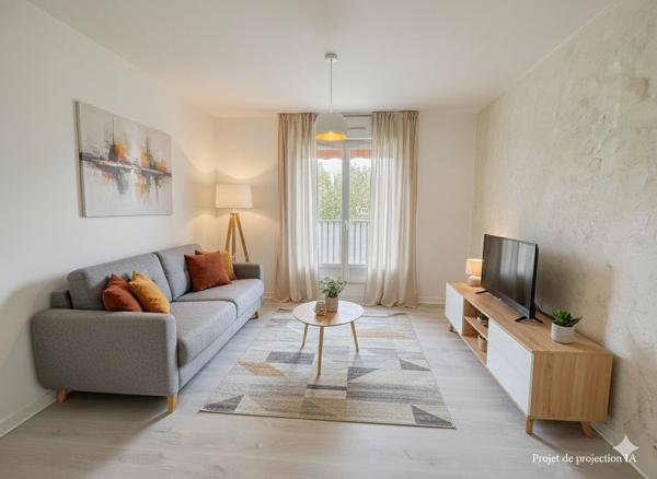 Exclusivité Nestenn Peymeinade, studio avec balcon , 1 pièce 27 m2, (23.70 m2 loi carrez), vue forêt