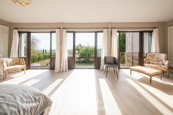 Maison de maître avec vue