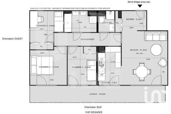 Appartement 4 pièces de 81 m² à Montreuil (93100)
