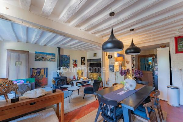 AUVERS-SUR-OISE, VAL D’OISE (95) : Maison de charme - 104 m² habitables (129 m² au sol) – 5 pièces principales - fraîche cave troglodyte - jardin