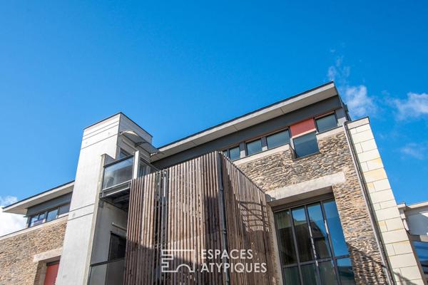 Le Panoramique : Appartement loft contemporain en dernier étage Place Lafayette