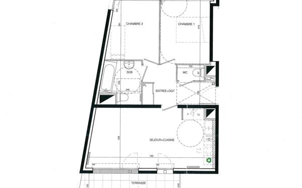 Appartement à vendre    3 pièces • 593 m2 Trappes