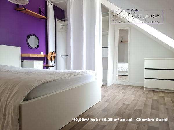 Ambiance "Maison" pour ce charmant duplex de 2 chambres avec parking extérieur sécurisé