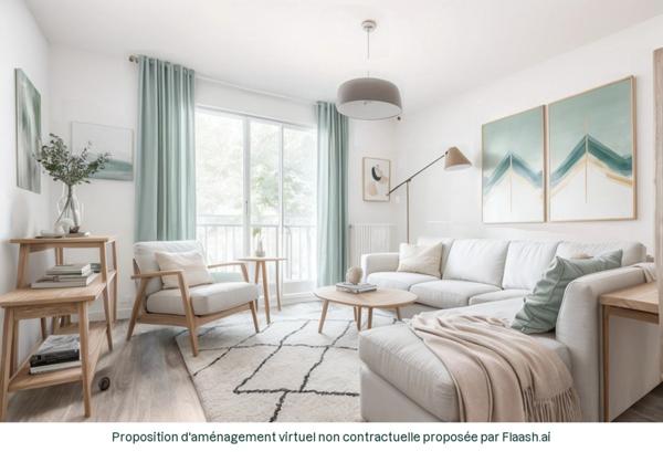 Appartement à vendre SEVRAN- T2 avec balcon et place de parking