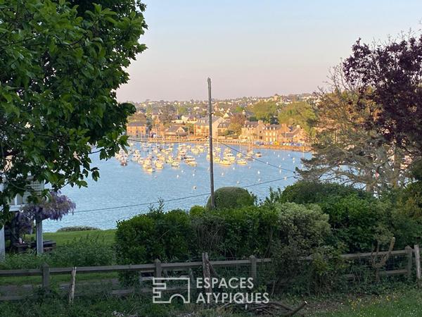 Terrain vue mer surplombant le port de Dahouët