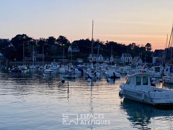 Terrain vue mer surplombant le port de Dahouët