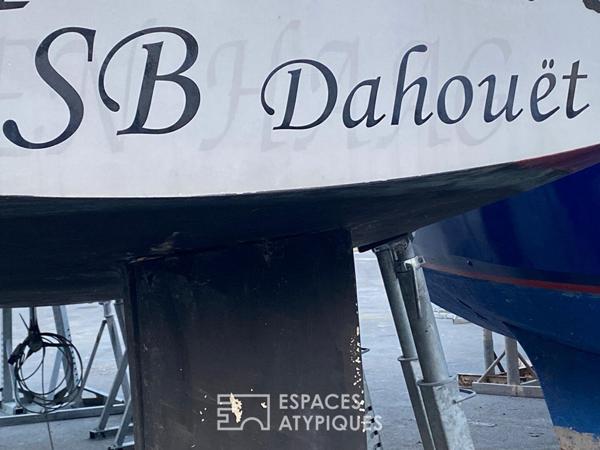 Terrain vue mer surplombant le port de Dahouët