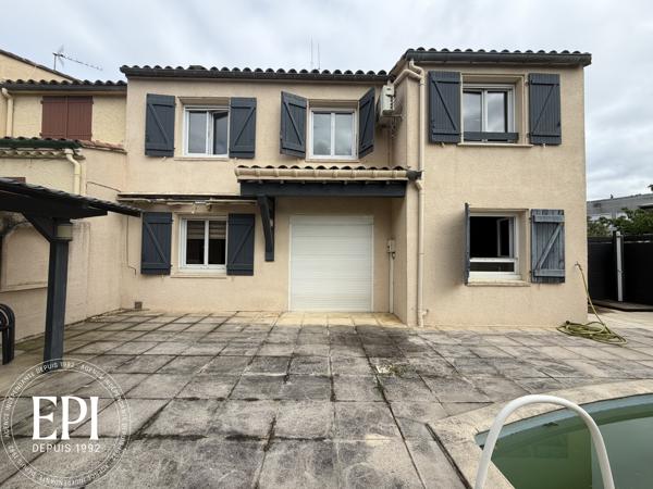 Maison familiale Type 5 – 120 m² habitables sur terrain de 295 m² avec piscine