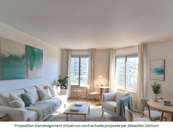 Appartement
         2 pièces
        - 60 m²