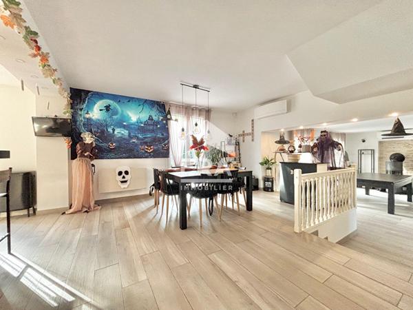 A vendre très belle maison de 210m² utiles sur un beau jardin de 883m² !