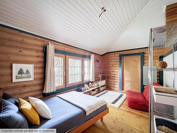Maison bois 200 m² Gratentour – 3 ch + 1 T2