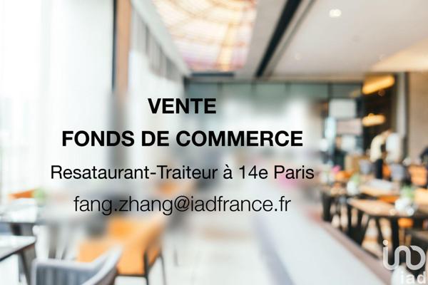 Restauration rapide à vendre 50 m² Paris 14