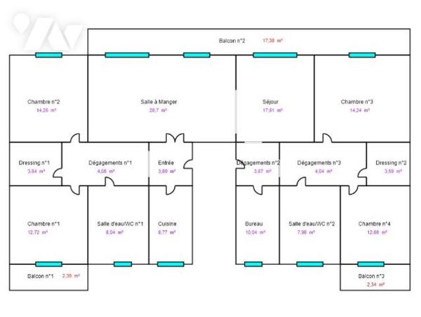Appartements type 8