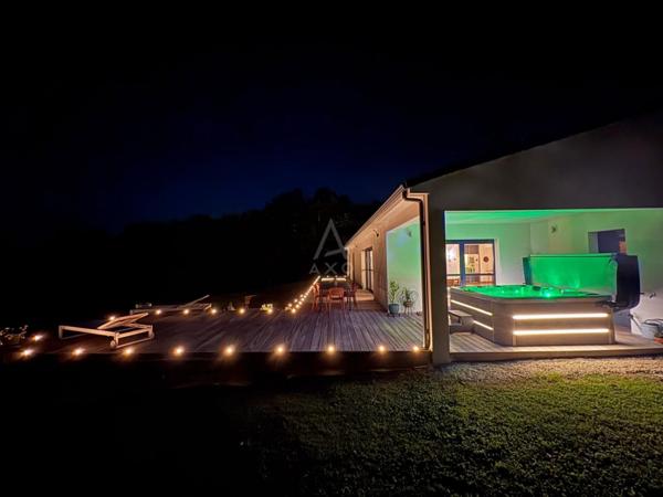 Maison comtemporaine dans un cadre idyllique, calme et verdoyant