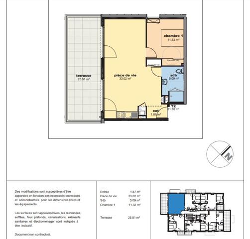 Appartement 2 pièces