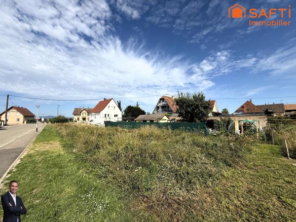 Superbe terrain constructible de 2,80 ares hors lotissement !