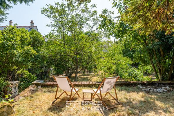 Maison fin XIXe avec jardin arboré proche des bords de Loire